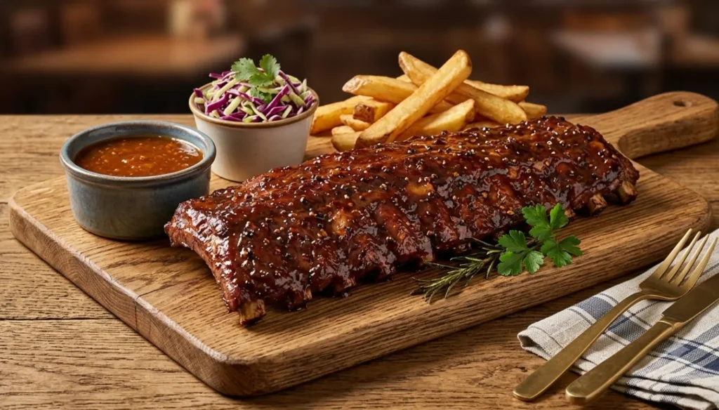 Takeout Menu Full Slab Ribs