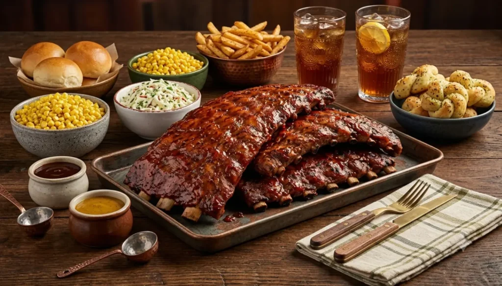 Takeout Menu Family Sized Ribs