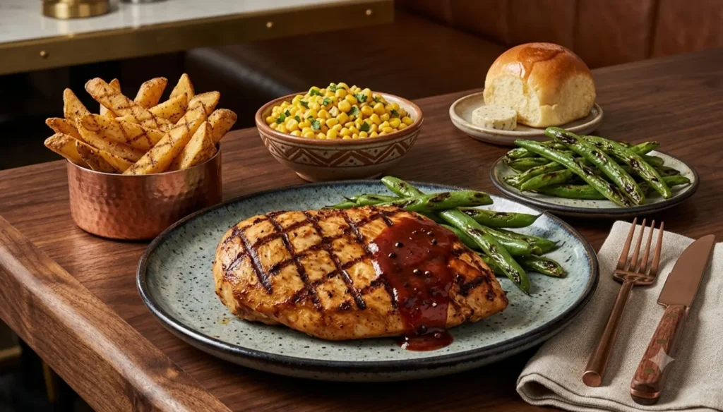 Takeout Menu Grilled BBQ Chicken