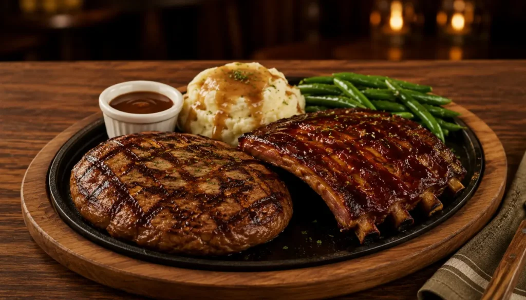 Takeout Menu Grilled BBQ Chicken & Ribs