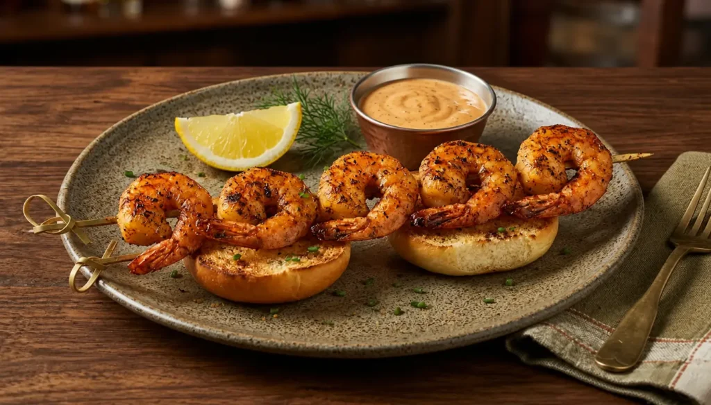 Takeout Menu Grilled Shrimp