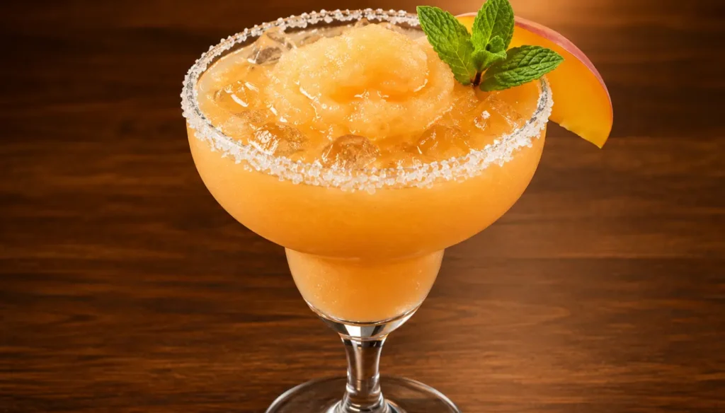 Drinks Menu Peach Margarita