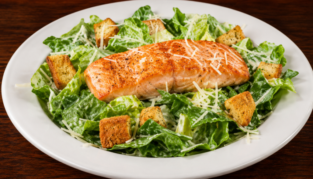 Texas Roadhouse Menu with Prices 2026 Salmon Caesar Salad