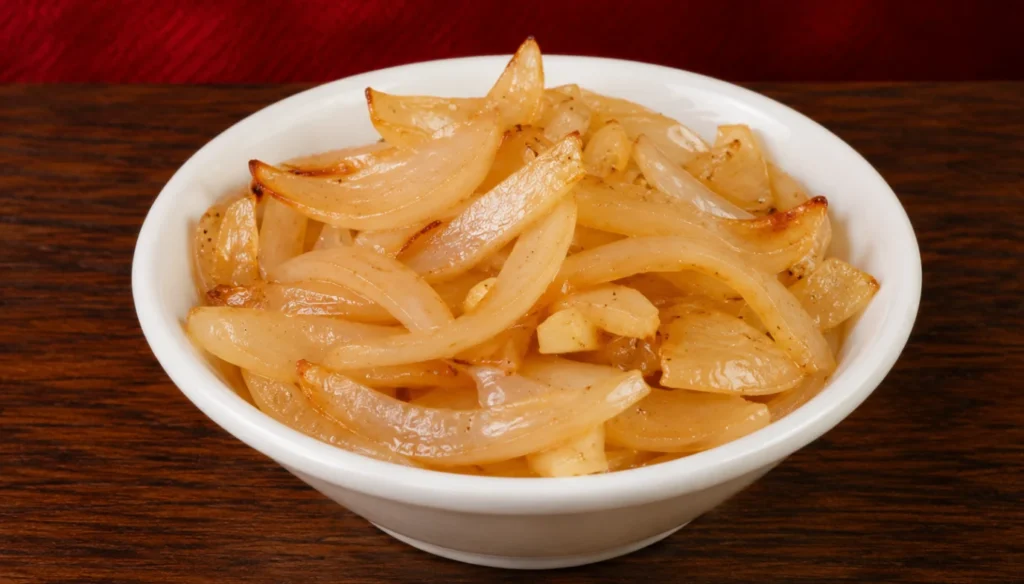 Takeout Menu Sauteed Onions