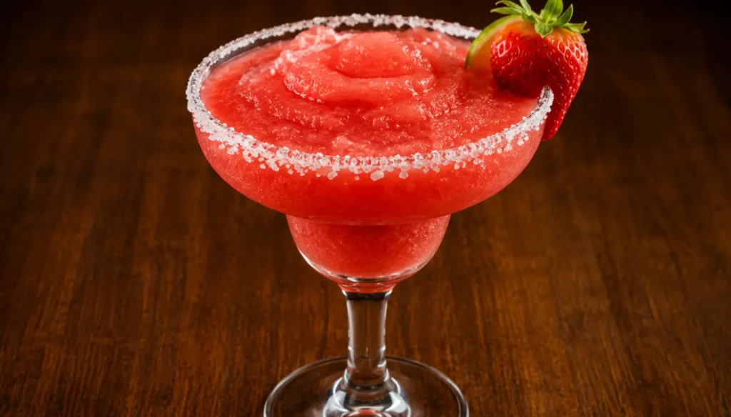 Drinks Menu Strawberry Margarita