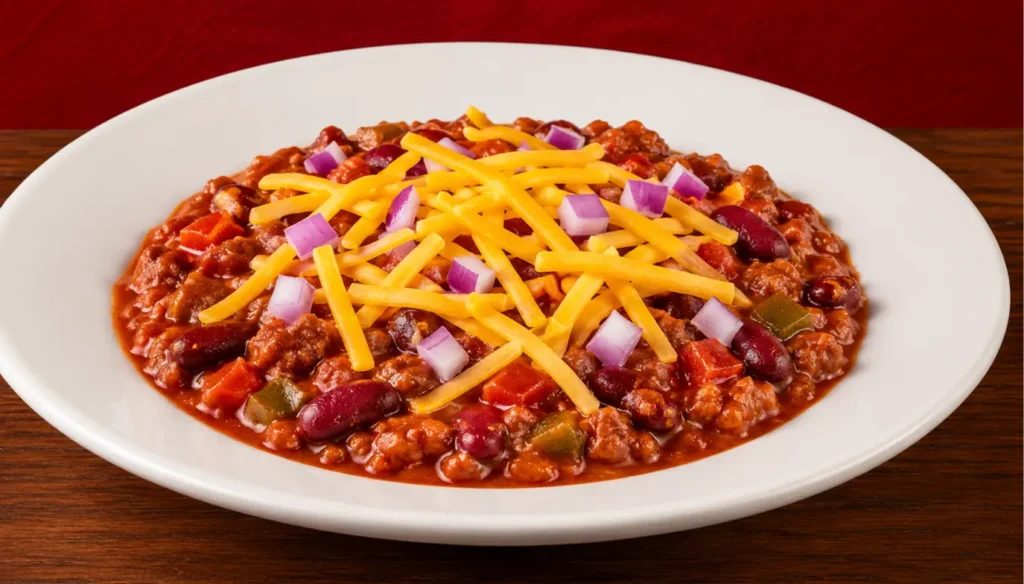 Takeout Menu Texas Red Chili