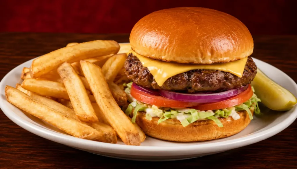 Lunch Specials Menu All-American Cheeseburger