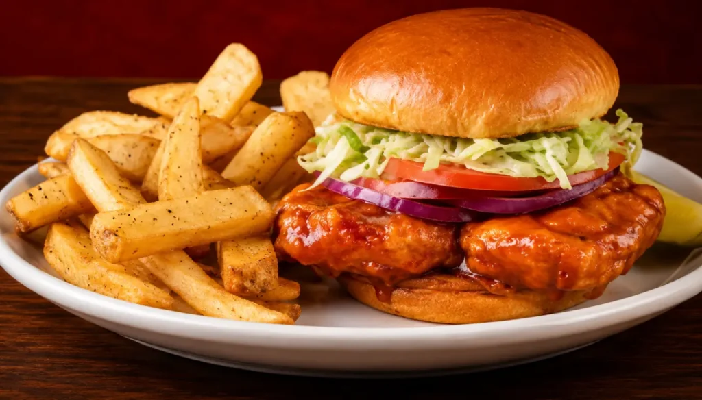 Lunch Specials Menu BBQ Chicken Sandwich