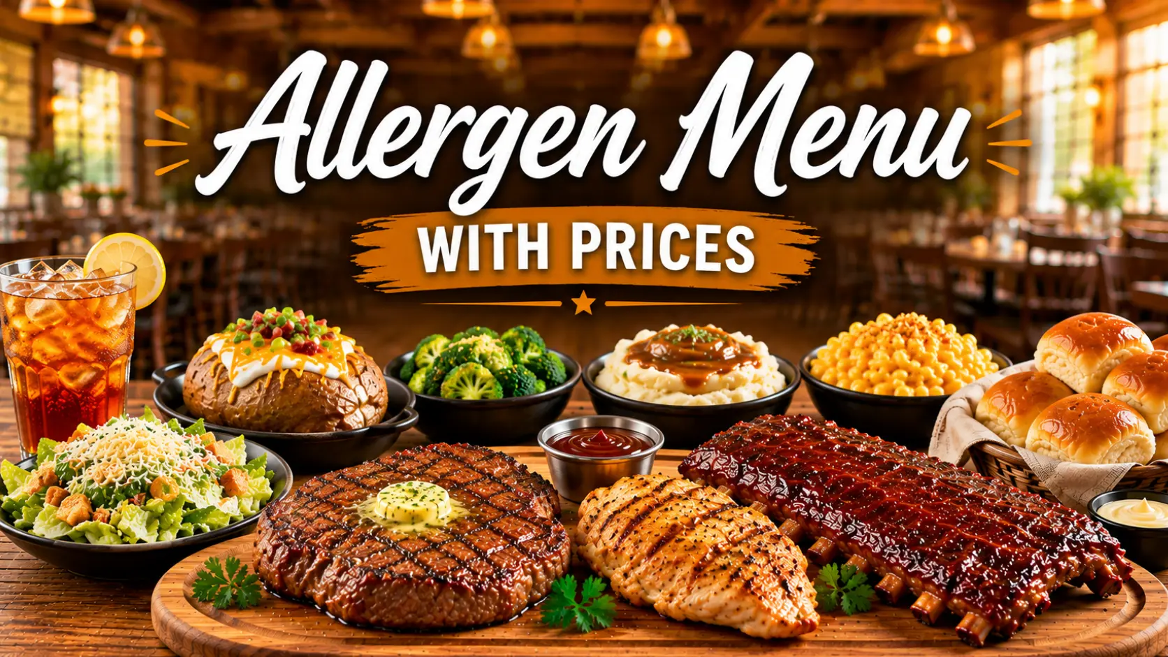 Allergen Menu Allergen Menu with prices