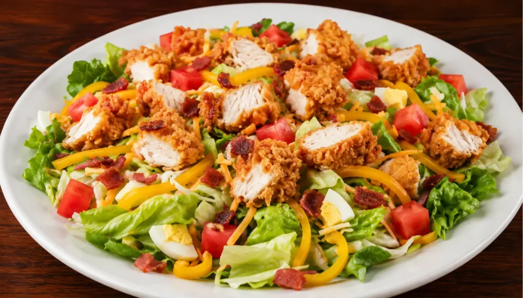 Early Dine Menu Chicken Critter Salad