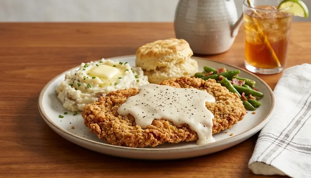 Early Dine Menu Country Fried Sirloin