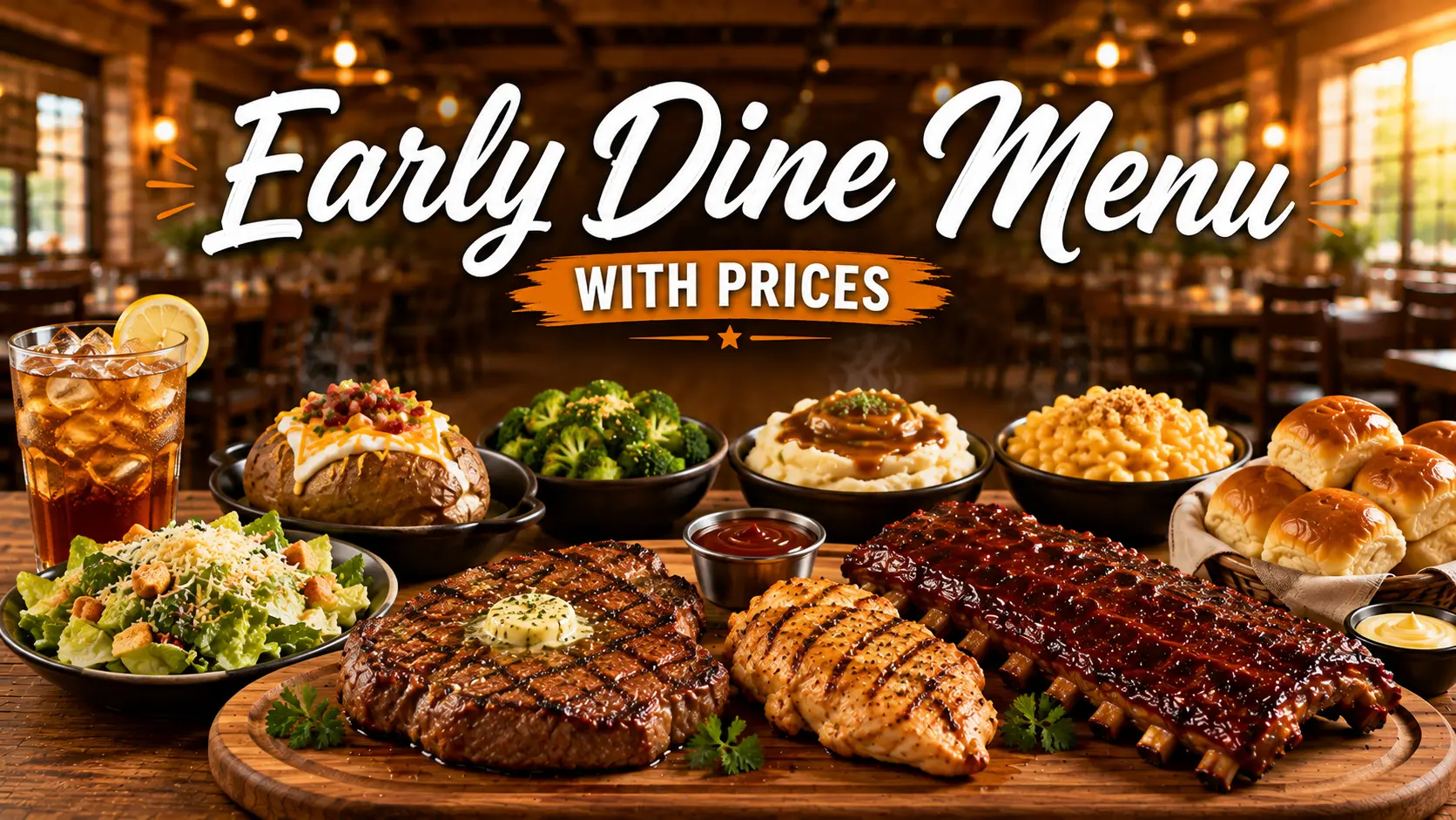 Early Dine Menu Early Dine Menu With Prices
