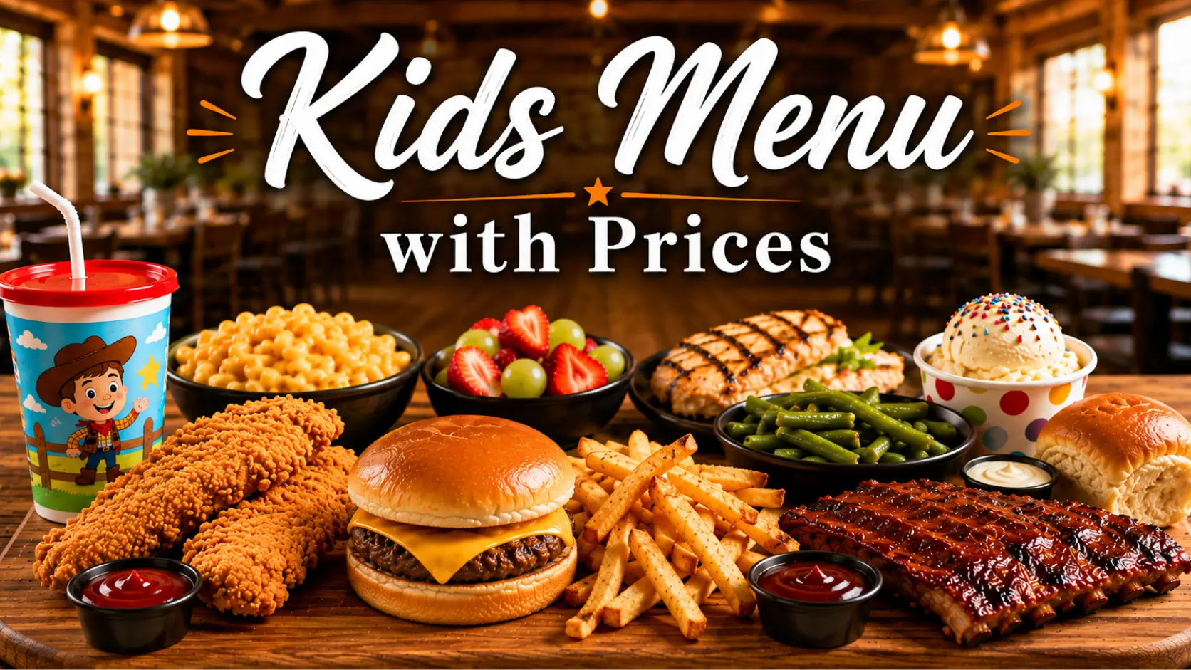 Kids Menu Kids Menu With Prices